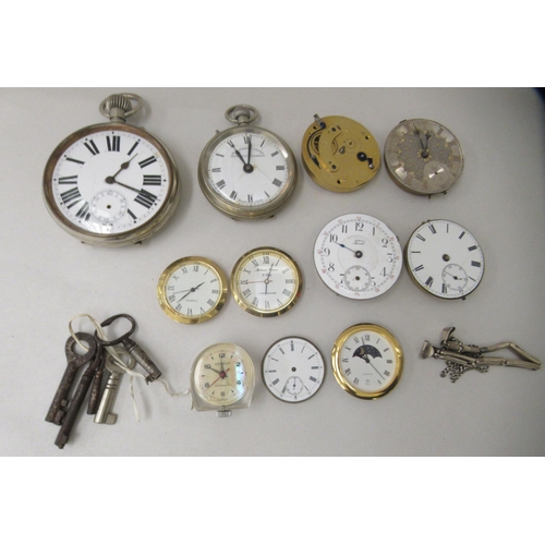 278 - Watchmaker's accessories: to include pocket watch movements