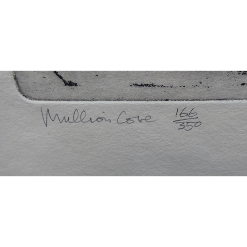 287 - After Graham Clarke - 'Mullion Cove'  Limited Edition print 166/350  bears a pencil signat... 