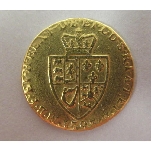 46 - A George III 1793 one guinea gold coin 