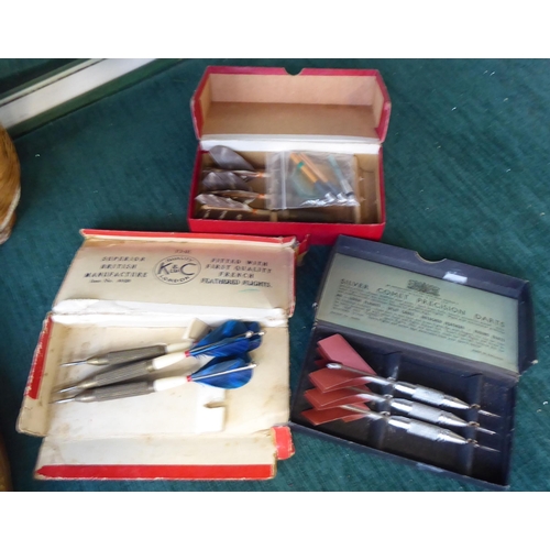 71 - A mixed lot: to include vintage darts, EPNS tableware and a Corgi diecast model Queen Elizabeth II S... 