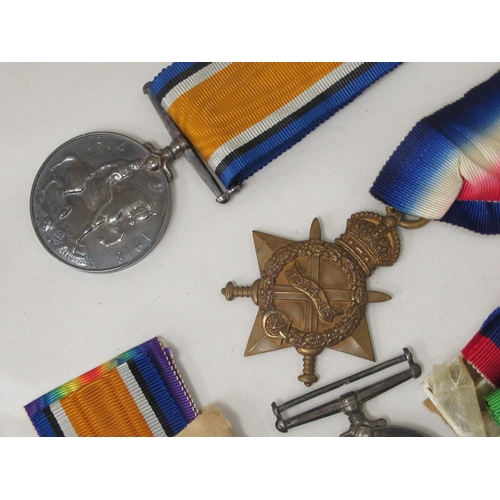 80 - Military medals and medallions: to include Great War medals, inscribed 22810 Pte. Douglas York.R and... 