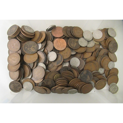 83 - Uncollated British coins: to include Victorian pennies