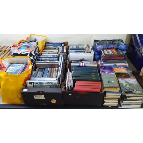 87 - Books; aviation related: to include 'The History of the RAF' by Temple Press; and 'Spitfire' by Alfr... 