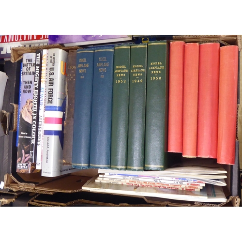 87 - Books; aviation related: to include 'The History of the RAF' by Temple Press; and 'Spitfire' by Alfr... 