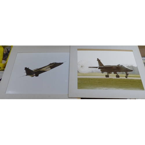 93 - Aviation themed and similar blueprints; and similar ephemera 