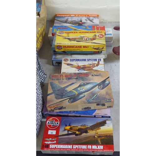 98 - Airfix and other scale model kits: to include a Hawker Tempest MK V  boxed and sealed  &nb... 