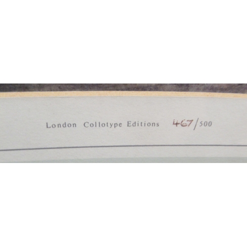 114 - After JMW Turner - 'Folkstone from the Sea'  Limited Edition 467/500 coloured print from London Coll... 