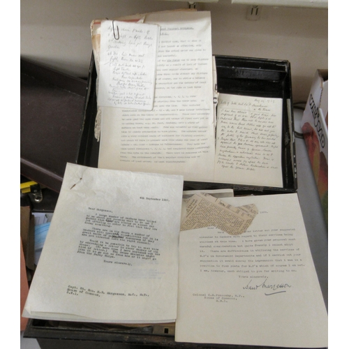 160 - Printed ephemera: to include War and Ministry related documents