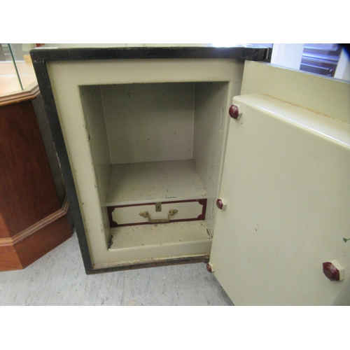 21 - A late Victorian Tann's Trusty Bent steel floor safe  24