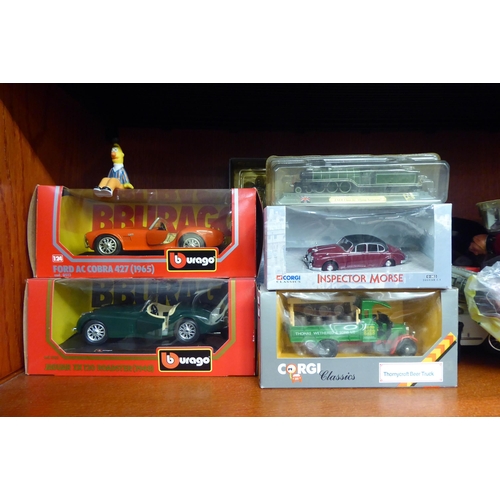 22 - Diecast model vehicles and toys: to include a Burago Range Rover Safari  boxed