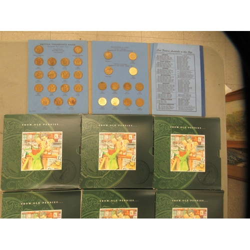 247 - Coins, uncollected Royal Mint proof sets for 1977, 1979 & 1980  cased