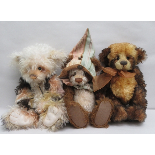 292 - Five Teddy bears from the Isabelle Collection: to include 'Michelle' and 'Shadow'  nos.144/150 Made ... 