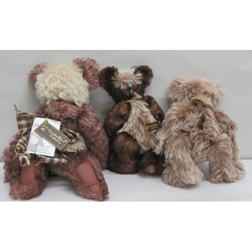 295 - Six Teddy bears from the Isabelle Collection: to include 'Lola' and 'Crispin'  Nos.156/200 Made for ... 