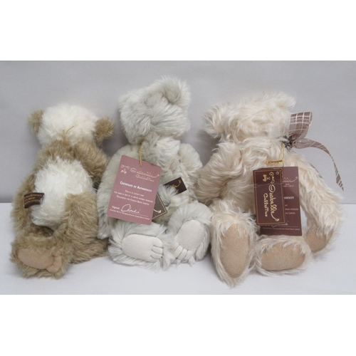 295 - Six Teddy bears from the Isabelle Collection: to include 'Lola' and 'Crispin'  Nos.156/200 Made for ... 