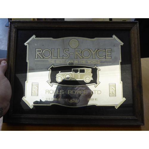 2 - Rolls Royce related collectables: to include a chromium plated table lighter, fashioned as a radiato... 