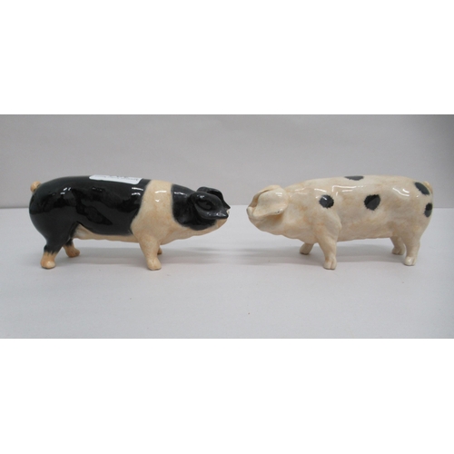 304 - Two Acorn china models, sows  3