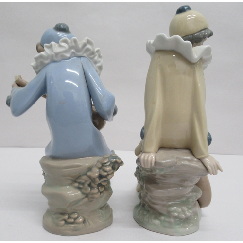 307 - Four Nao porcelain figures: to include a sleeping boy  6