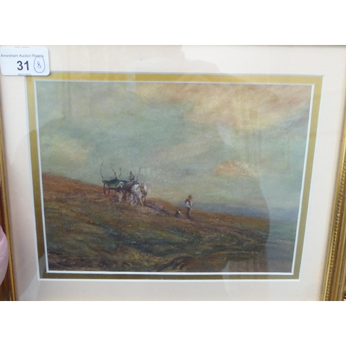 31 - Eight works attributed to WB Rowe (circa 1920s/30s) - similar landscapes & shoreline scenes  oil... 