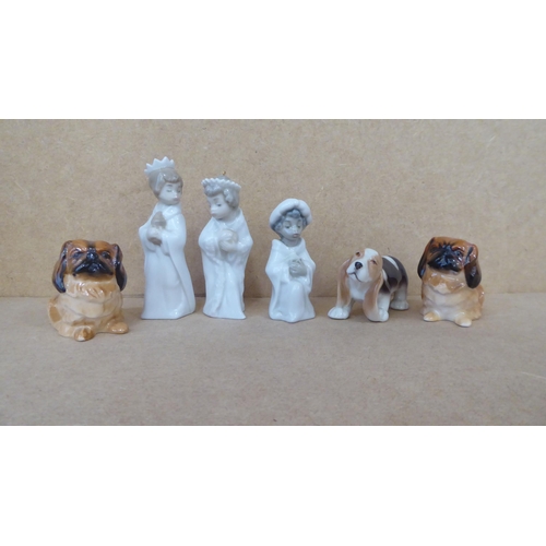 320 - Ceramic ornaments: to include examples by Lladro, Royal Doulton and Goebel