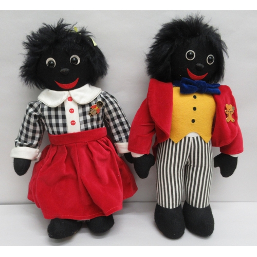 322 - Collectables: to include golly dolls  largest 12