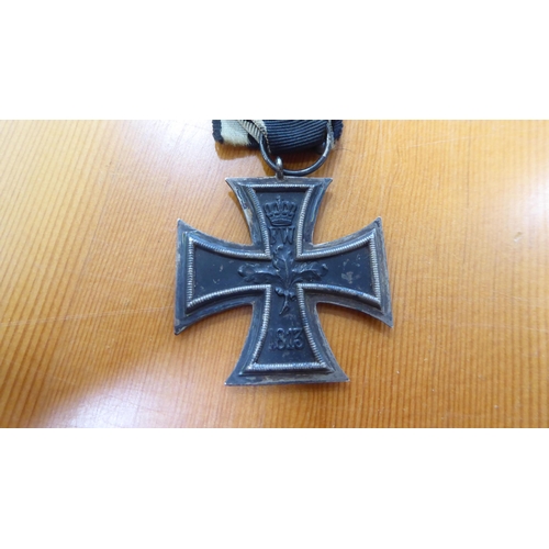 3 - Medals and similar: to include a Great War Iron Cross pendant/medal, on a ribbon (Please Note: this ... 