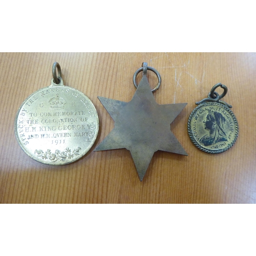 3 - Medals and similar: to include a Great War Iron Cross pendant/medal, on a ribbon (Please Note: this ... 