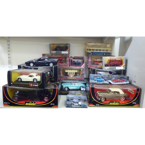 54 - Diecast model vehicles: to include a Corgi tram  boxed