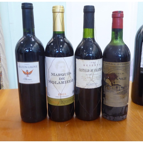 58 - Wine, mainly red: to include a 1974 Chateau de Grange; and a 1973 Merlot Isola Augusta