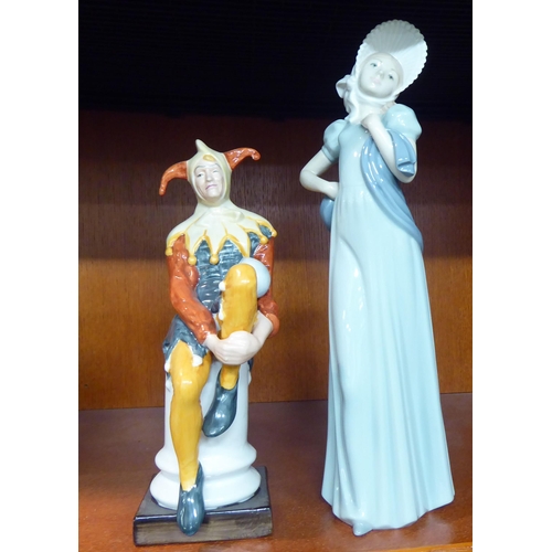 67 - Ceramics: to include a Nao porcelain figure, a mother and child  9