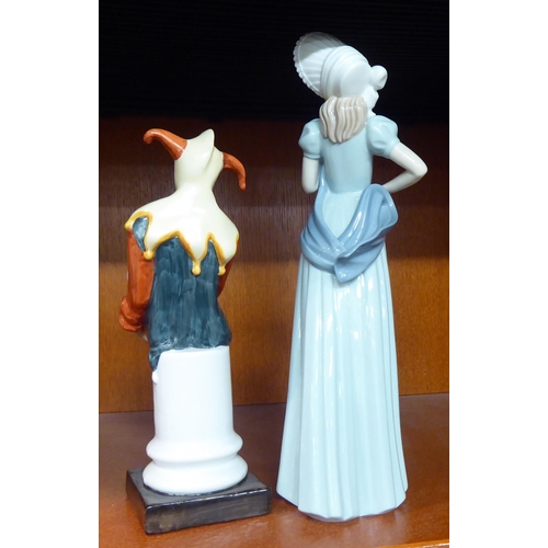 67 - Ceramics: to include a Nao porcelain figure, a mother and child  9