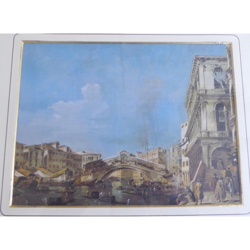 77 - Four framed Venetian studies  coloured prints  9