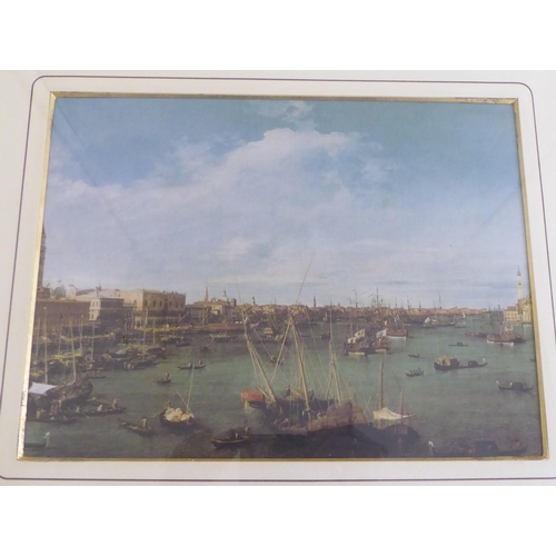 77 - Four framed Venetian studies  coloured prints  9