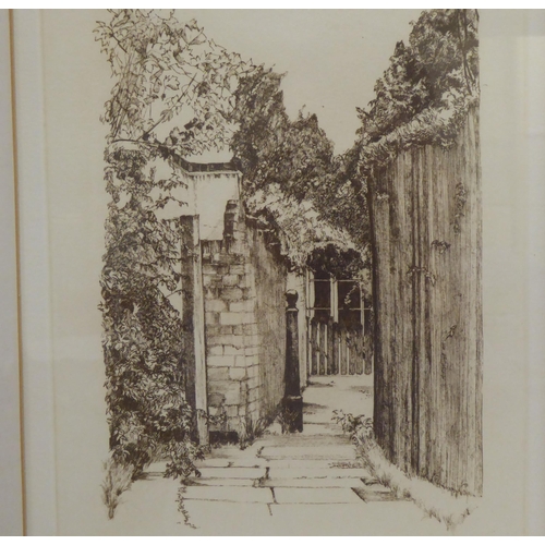 32 - Six works after Matthew Wright - mainly street scenes&nbsp; monochrome prints&nbsp; bears pencil sig... 