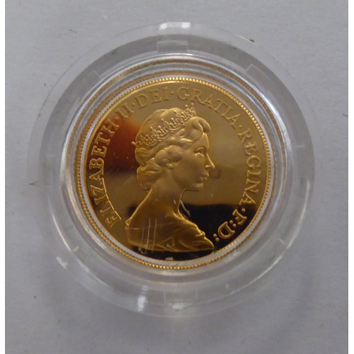 128 - An Elizabeth II proof sovereign, St George on the obverse 1980