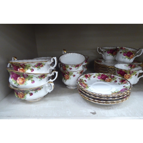 142 - Royal Albert bone china Old Country Rose pattern teaware 