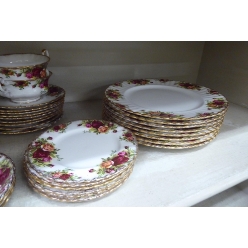 142 - Royal Albert bone china Old Country Rose pattern teaware 