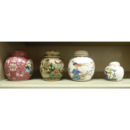 196 - Four 20thC Oriental porcelain ginger jars and covers  4