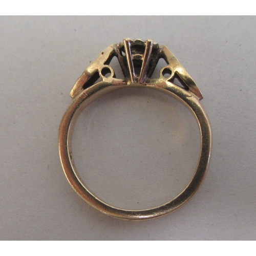 205 - Two 9ct gold rings, set with various stones