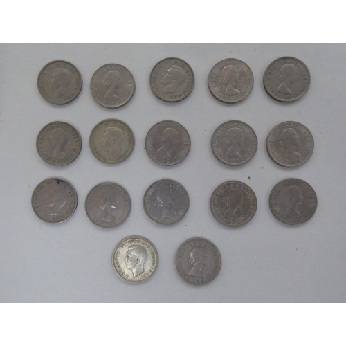 211 - British coins: to include pre-1946 silver examples 