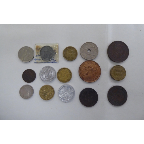 216 - Uncollated coins: to include a 1936 American silver dime 