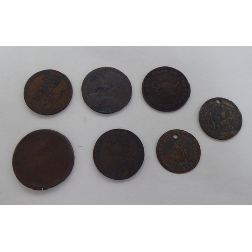 217 - Coins, medallions and medals: to include a bronze medallion commemorating the death of King Charles ... 