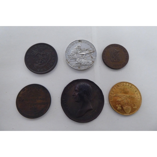 219 - Coins, medallions and medals: to include an RMS Lusitania bronze medallion  boxed 