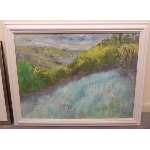 22 - Michael Forster - an impressionist style landscape  oil on board  bears initials & dated 1982  2... 