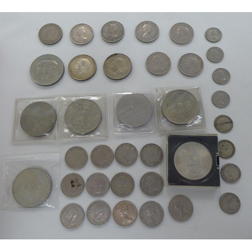 239 - Uncollated, mainly British pre-decimal coins: to include shillings