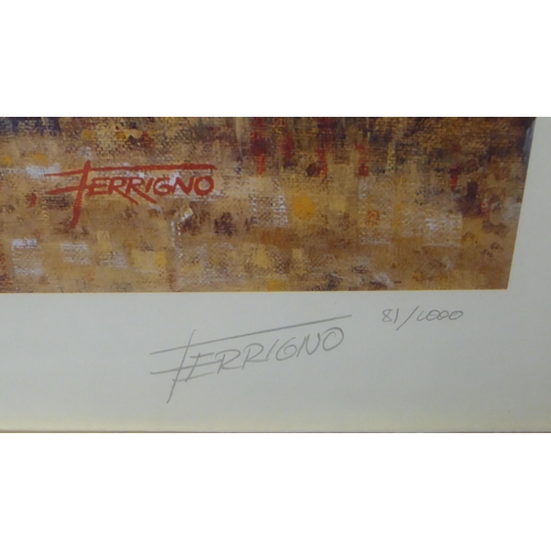 257 - After Juan Carlos Ferringo - 'Ferrari 360 Spider'  Limited Edition 81/1000 coloured print  bears a p... 