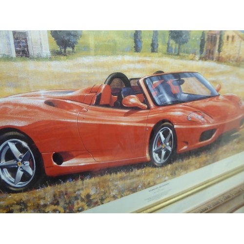 257 - After Juan Carlos Ferringo - 'Ferrari 360 Spider'  Limited Edition 81/1000 coloured print  bears a p... 