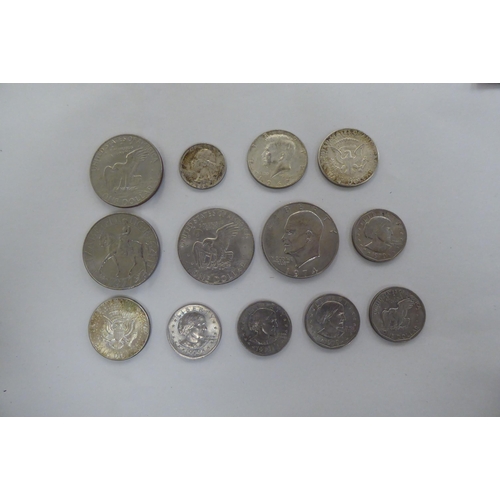 267 - A mixed lot, mainly coins: to include a set of three USA silver bicentennial uncirculated sets