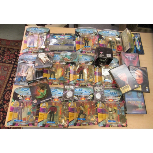 286 - Star Trek related collectables: to include mint figurines  boxed