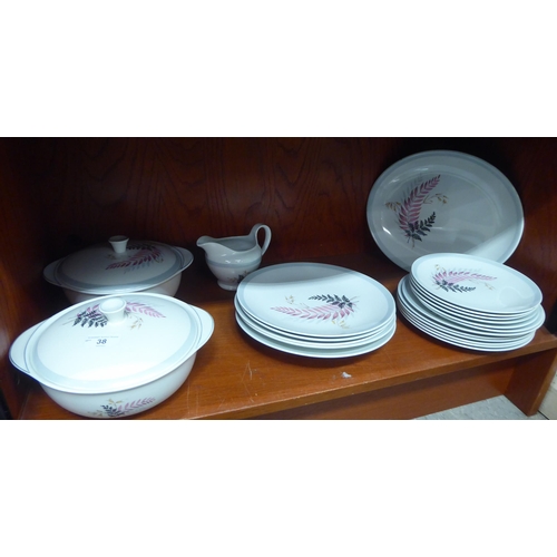 38 - Burleighware china Windsor pattern tableware