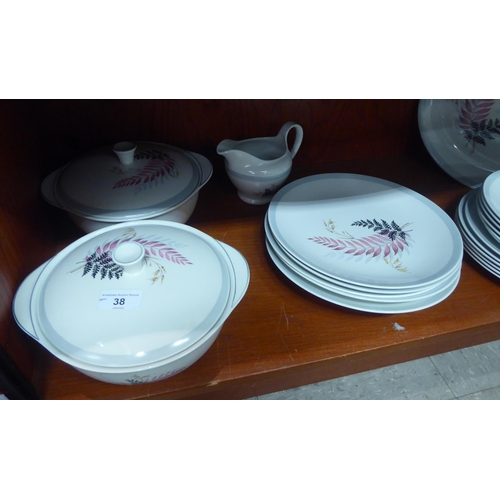 38 - Burleighware china Windsor pattern tableware